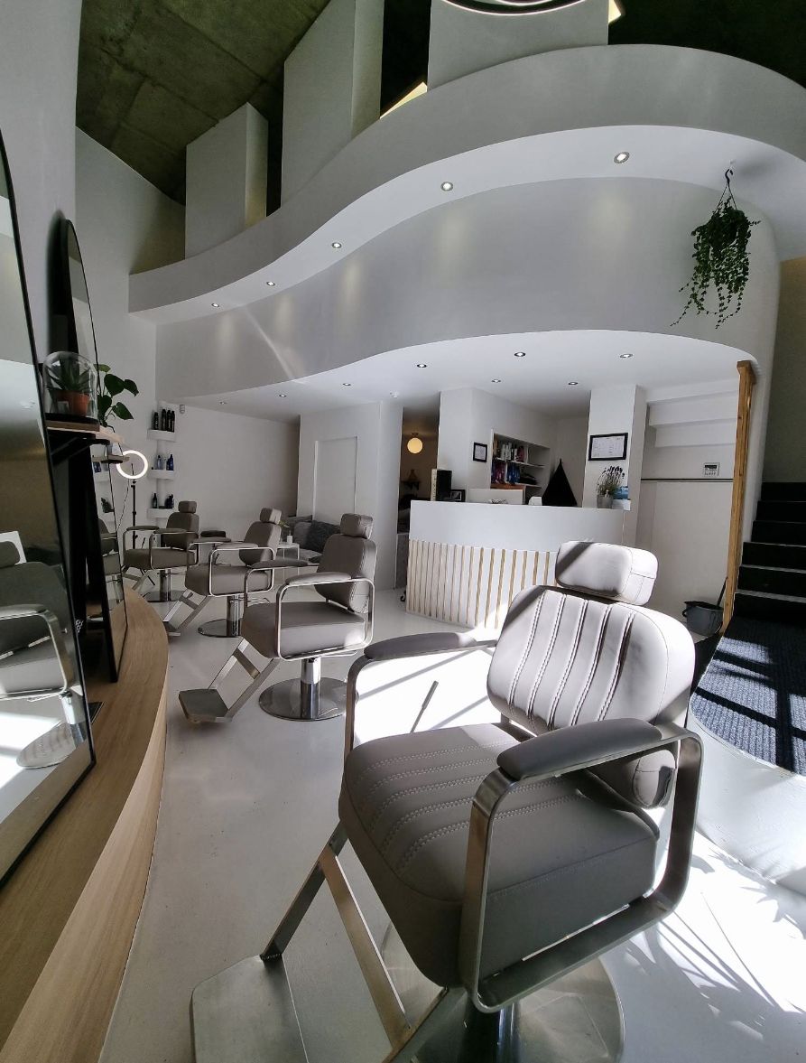 Styling stations inside the K&Co salon